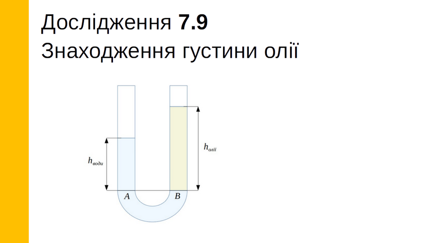 Знаходження густини олії, 7 клас LAB-9 фото